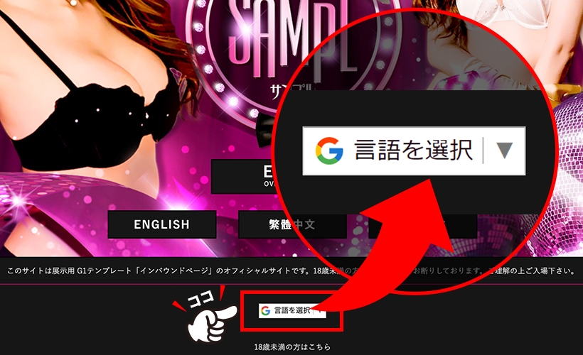 Google翻訳埋め込み